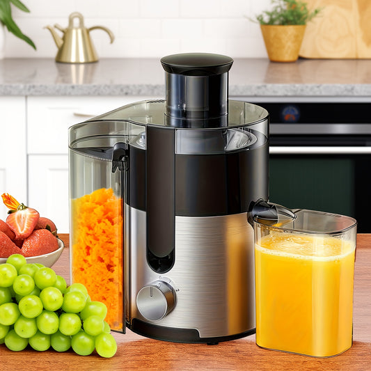 function Juicer, Juice Blender, Mixer, Food Processor, 3-inch Wide-mouth Juicer Extractor For Vegetables And Fruits